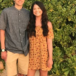 Floral Off the Shoulder Dress from Forever 21